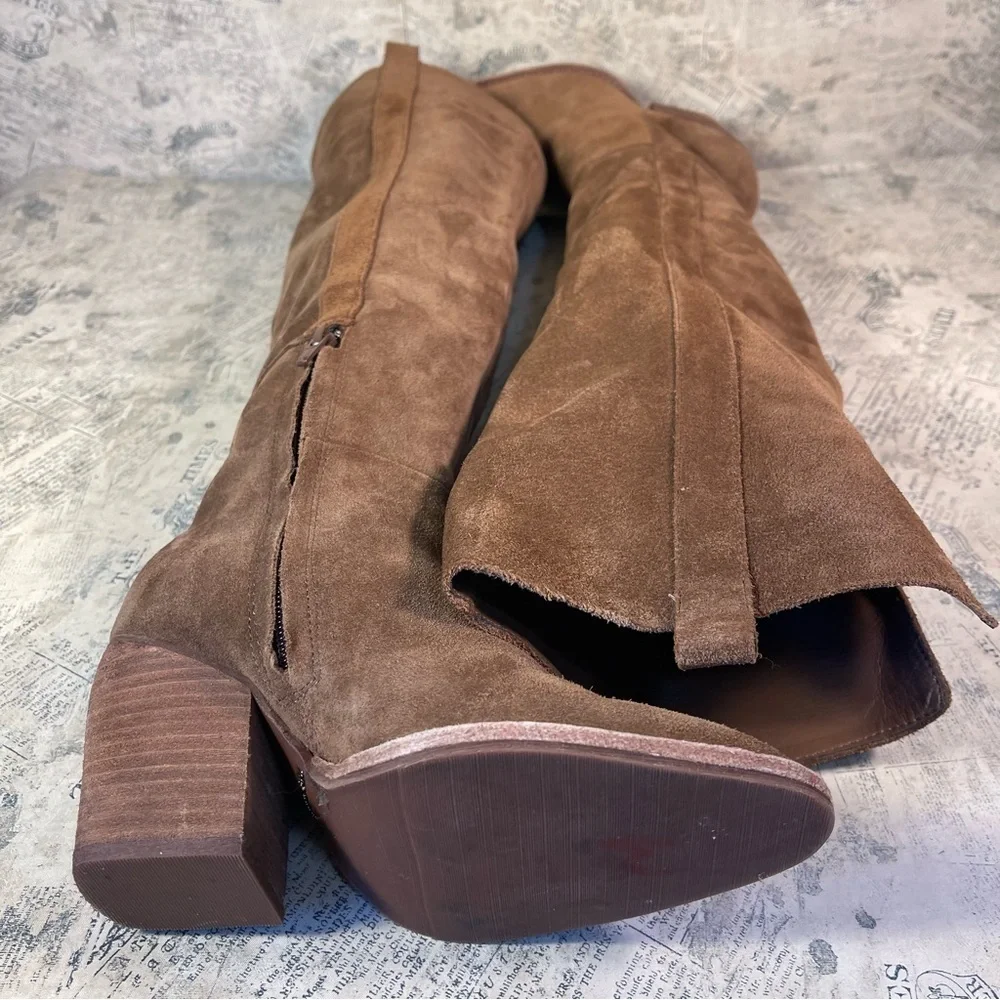 Gianni Bini Bhanks Suede Over the Knee Tall Boots Women’s Designer Boots
